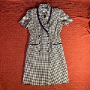Vintage plaid dress